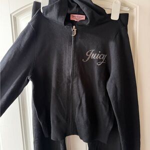 Juicy Couture Black Zip-Up Jacket